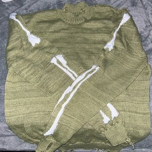 Kapital Green Skeleton Sweater